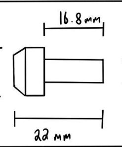 M8 Radiator Drain Tap Nylon Bolt with Rubber Washer M8 Radiator Drain Tap Nylon Bolt with Rubber Washer - Image 3